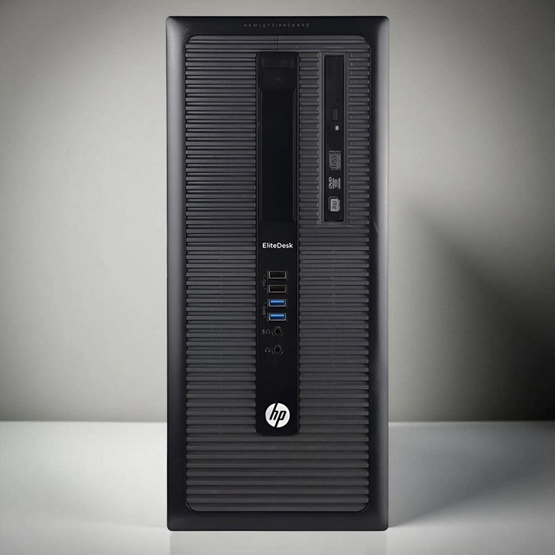 Certified Refurbished HP EliteDesk 800 G1 Tower – Intel Core i7 4th Gen | 8GB RAM | 256GB SSD | 22″ Monitor Fullset