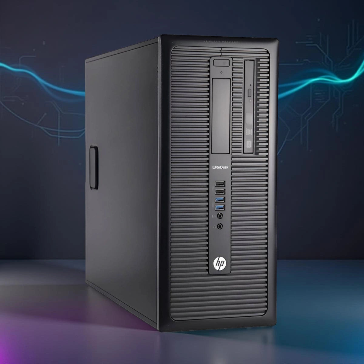 Certified Refurbished HP EliteDesk 800 G1 Tower – Intel Core i7 4th Gen | 8GB RAM | 256GB SSD | 22″ Monitor Fullset