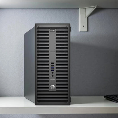 Certified Refurbished HP EliteDesk 800 G2 Tower – Intel Core i7 6th Gen | 8GB RAM | 256GB SSD