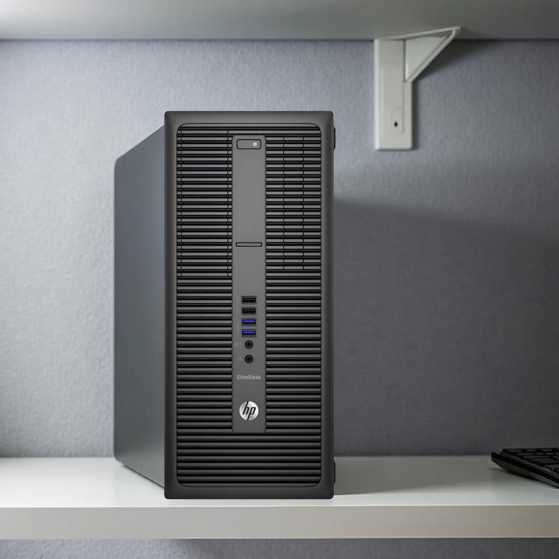 Certified Refurbished HP EliteDesk 800 G2 Tower – Intel Core i7 6th Gen | 8GB RAM | 256GB SSD