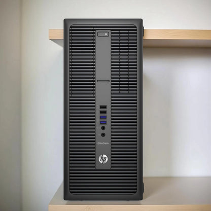 Certified Refurbished HP EliteDesk 800 G2 Tower – Intel Core i7 6th Gen | 16GB RAM | 512GB SSD | 22″ Monitor Full Set