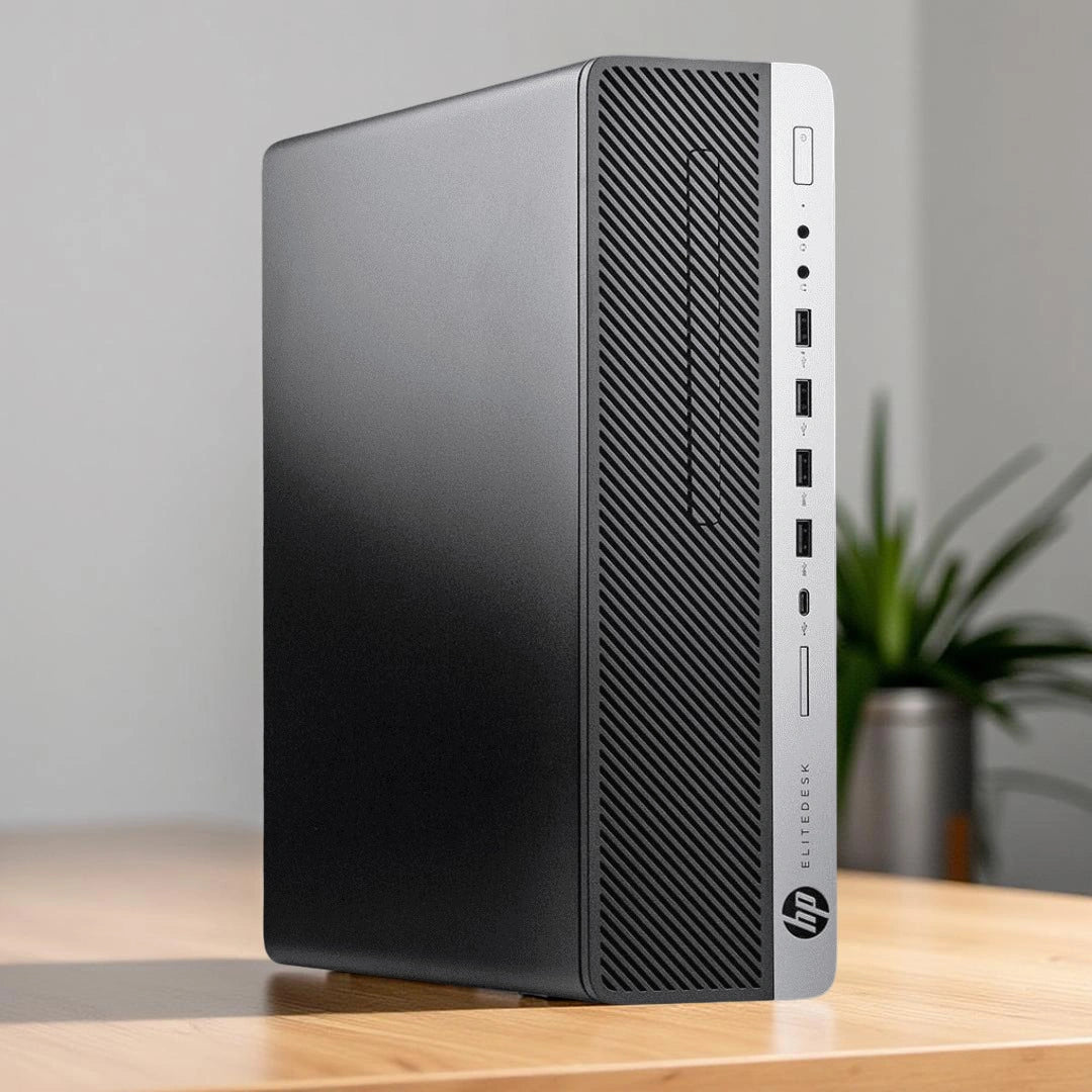 Certified Refurbished HP EliteDesk 800 G4 SFF – Intel Core i5 8th Gen | 16GB RAM | 512GB SSD | Desktop Only