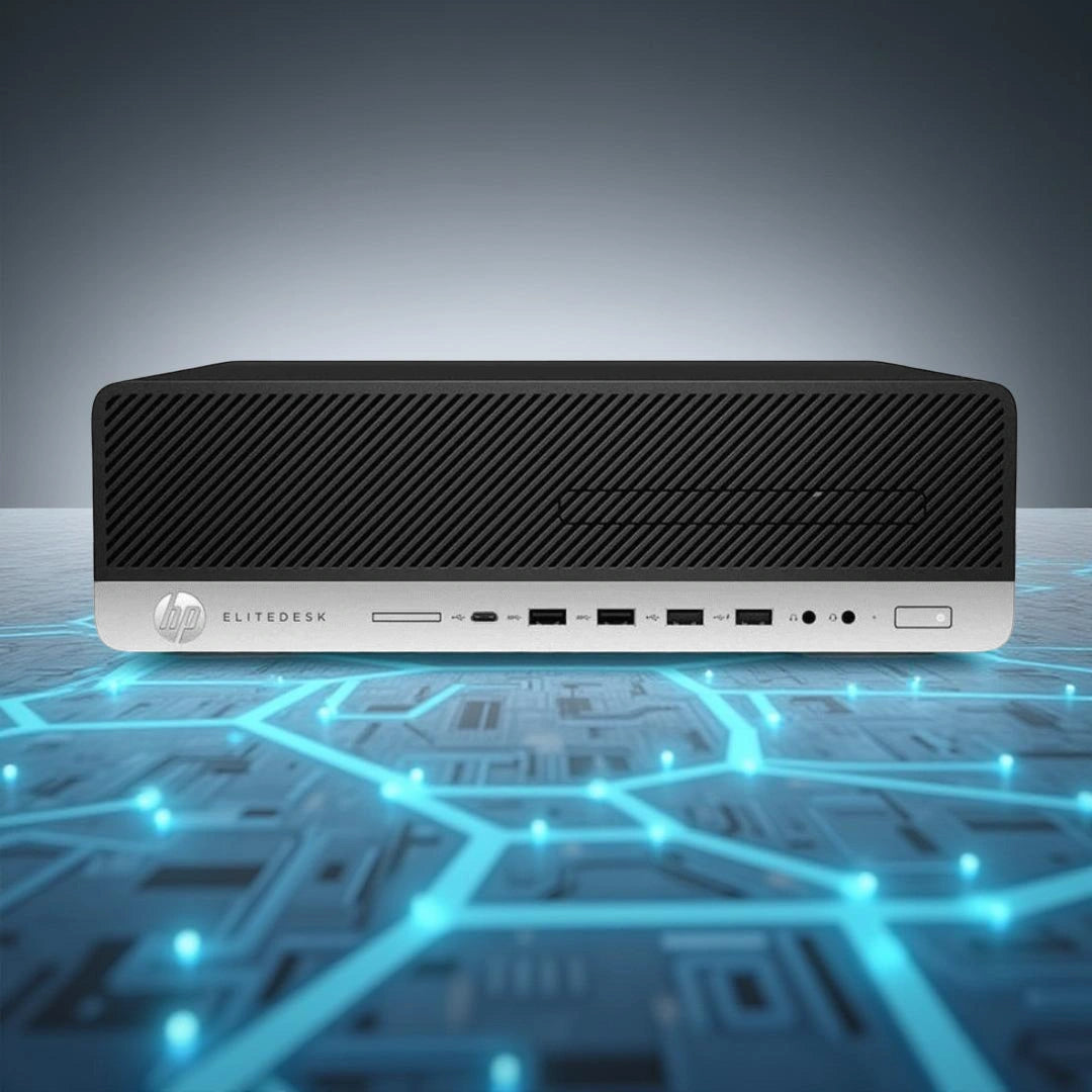 Certified Refurbished HP EliteDesk 800 G4 SFF – Intel Core i5 8th Gen | 8GB RAM | 256GB SSD | 22″ Monitor Fullset