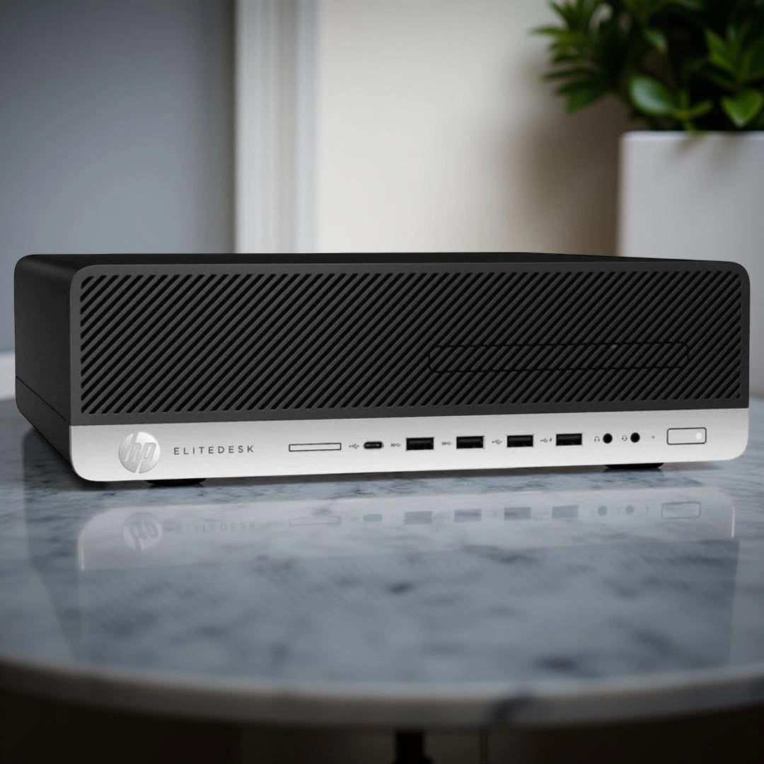Certified Refurbished HP EliteDesk 800 G4 SFF – Intel Core i5 8th Gen | 16GB RAM | 512GB SSD | Desktop Only