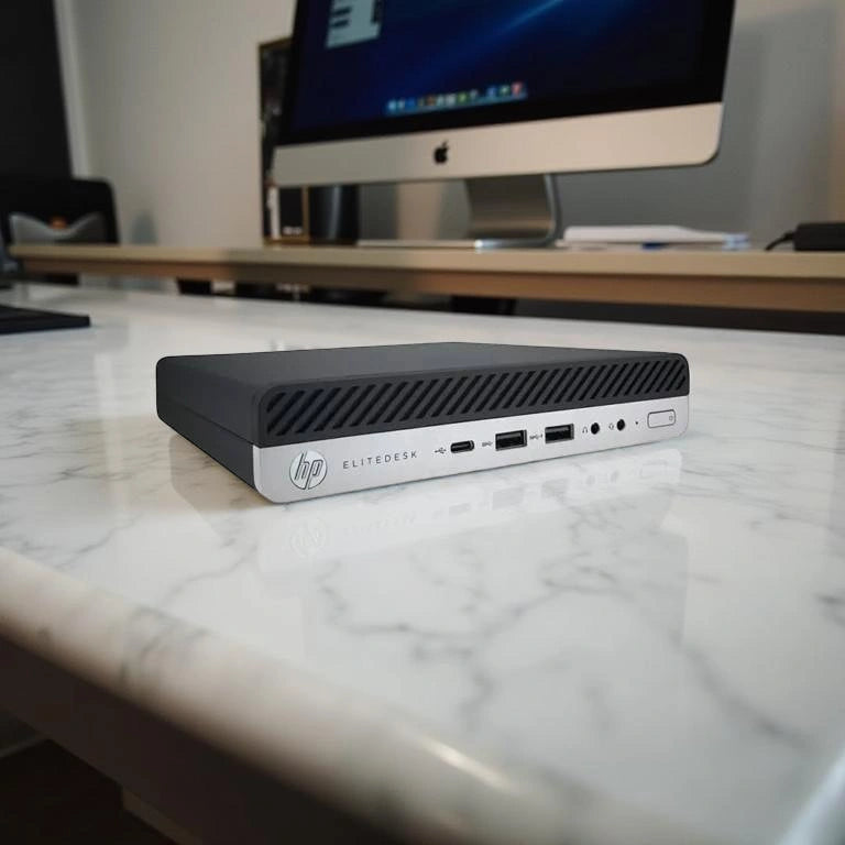 Certified Refurbished HP ProDesk 800 G5 Mini – Intel Core i5 9th Gen | 16GB RAM | 512GB SSD | 22″ Monitor Full Set