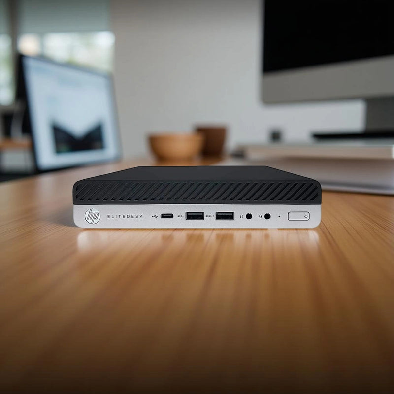 Certified Refurbished HP ProDesk 800 G5 Mini – Intel Core i5 9th Gen | 8GB RAM | 256GB SSD | 22″ Monitor Full Set