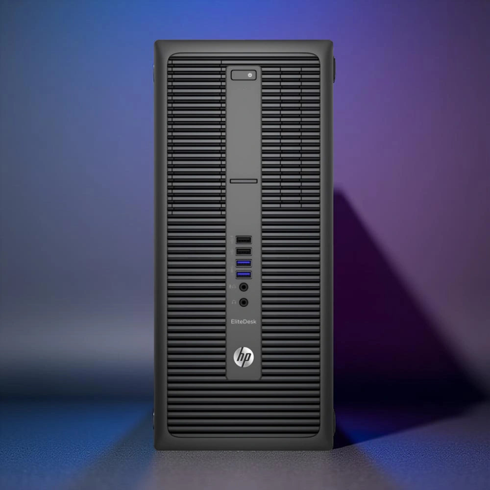 Certified Refurbished HP EliteDesk 800 G2 Tower – Intel Core i7 6th Gen | 8GB RAM | 256GB SSD | 22″ Monitor Fullset