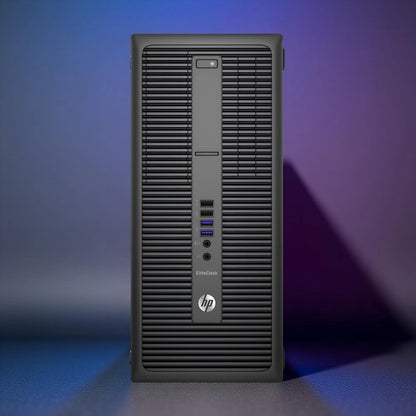 Certified Refurbished HP EliteDesk 800 G2 Tower – Intel Core i7 6th Gen | 8GB RAM | 256GB SSD | 22″ Monitor Fullset