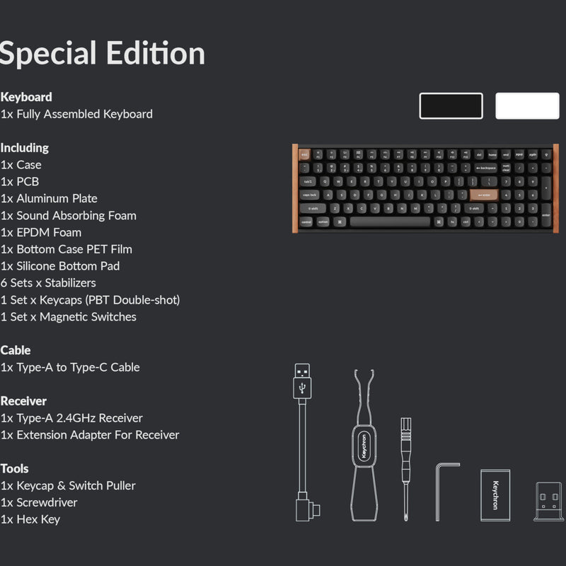 Keychron K4 HE 96% Wireless Magnetic Keyboard