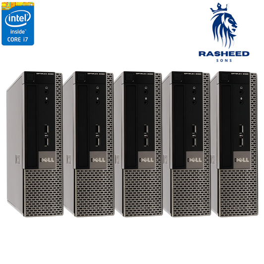 Certified Pre-Owned Dell Optiplex 9020 SFF - i7 4th gen 8GB Ram with a 256GB SSD - Pack of 5