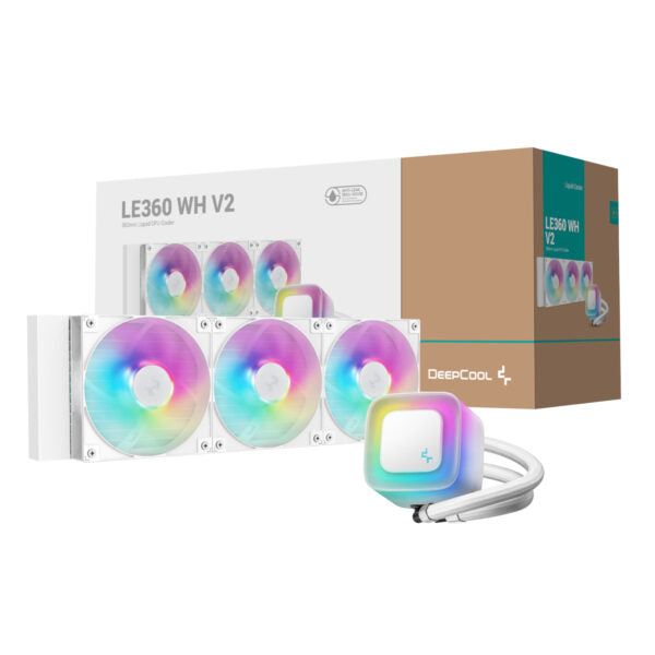 Ryzen 7 5800X + Radeon RX 9070 XT 16GB White Gaming PC | 32GB RGB RAM | 1TB NVMe | 360mm Liquid Cooled | Wi-Fi