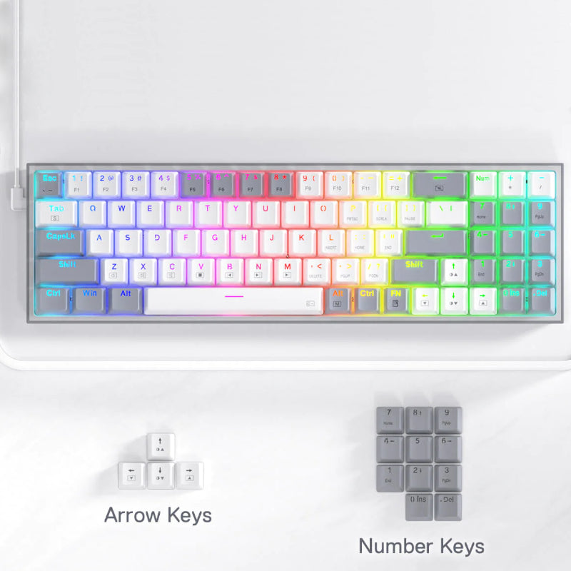 Redragon K628 Pollux RGB Mechanical Gaming Keyboard