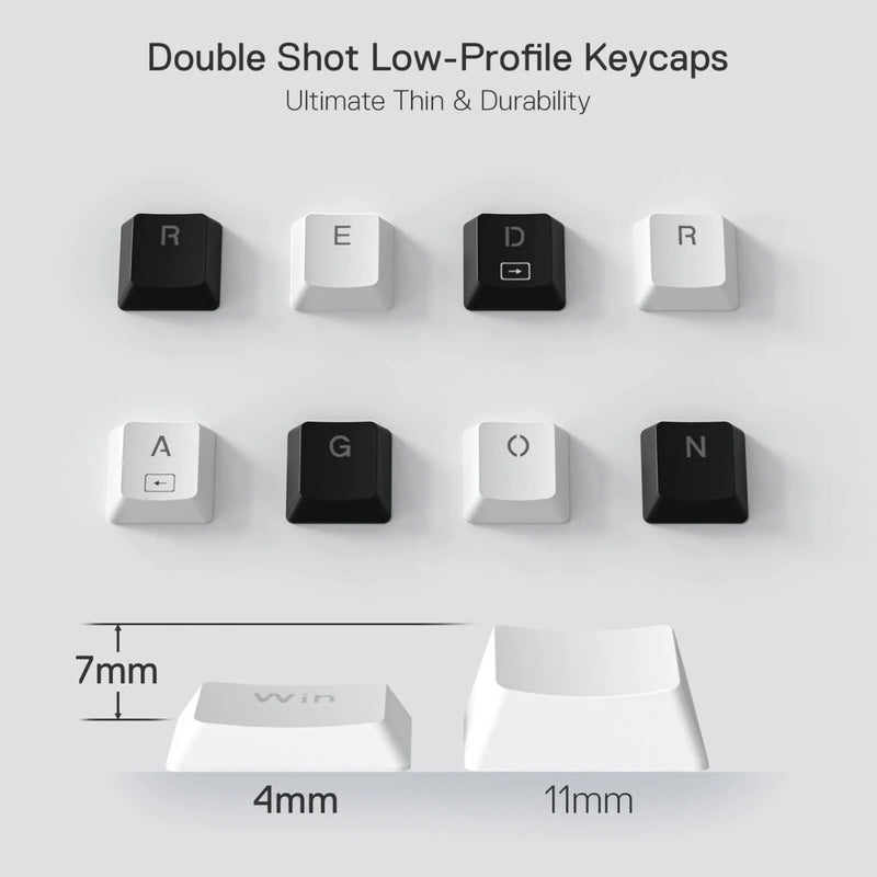 Redragon K632 Horus Mini 60% Low-Profile RGB Mechanical Gaming Keyboard