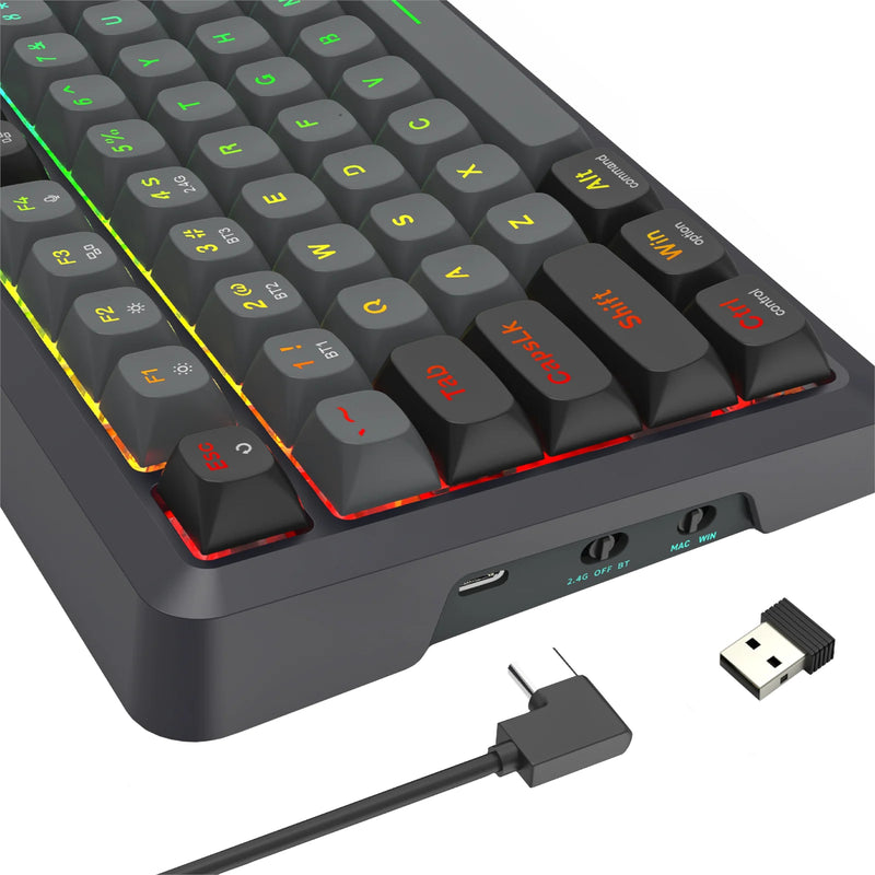 Redragon K688 Pro Bragi RGB Wireless Mechanical Gaming Keyboard