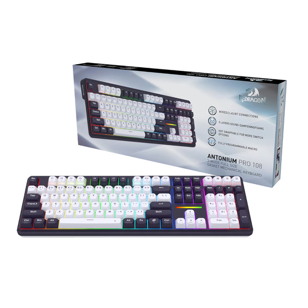 Redragon K745 Pro Antonium RGB Wireless Mechanical Gaming Keyboard