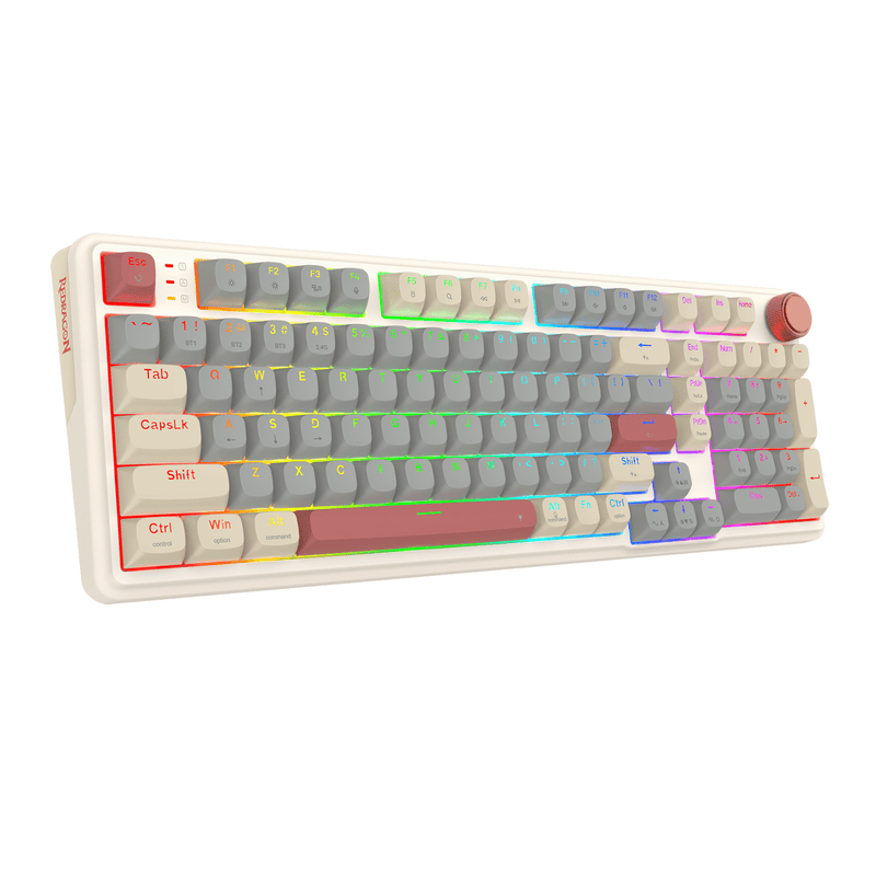 Redragon K768 Eisa 100 Retro RGB Wireless Mechanical Gaming Keyboard