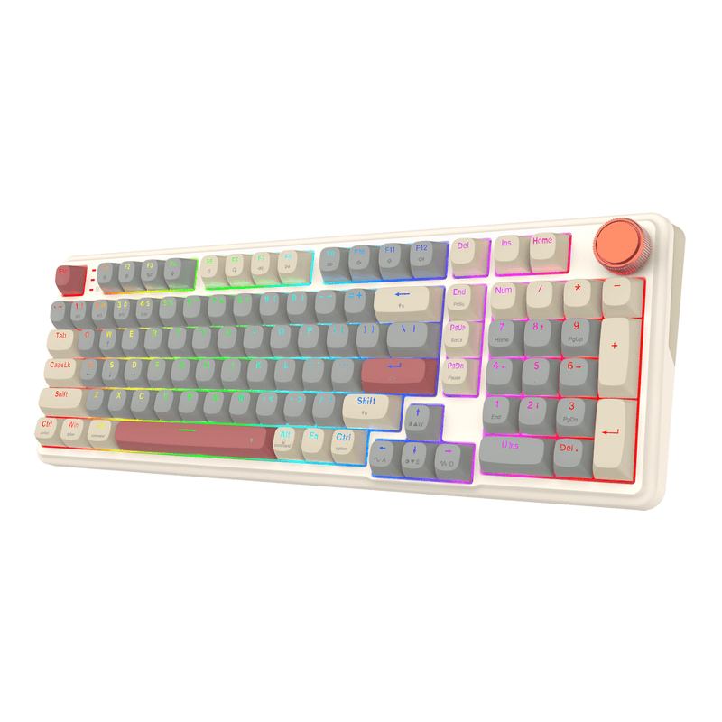 Redragon K768 Eisa 100 Retro RGB Wireless Mechanical Gaming Keyboard