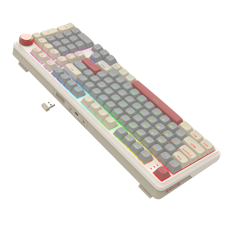 Redragon K768 Eisa 100 Retro RGB Wireless Mechanical Gaming Keyboard
