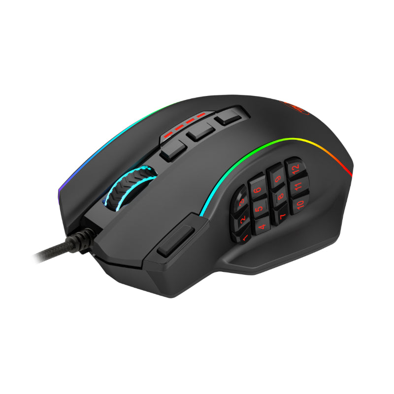 Redragon M901 Perdition 4 RGB MMO Wired Gaming Mouse