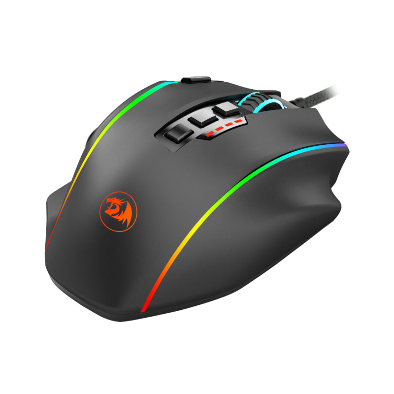 Redragon M901 Perdition 4 RGB MMO Wired Gaming Mouse