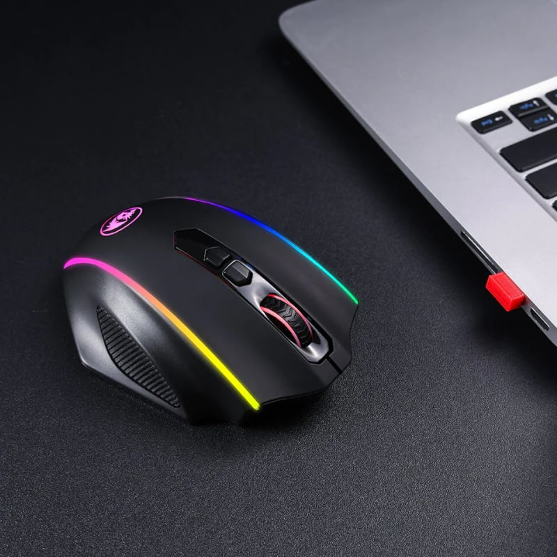 Redragon M901 Perdition 4 RGB MMO Wired Gaming Mouse