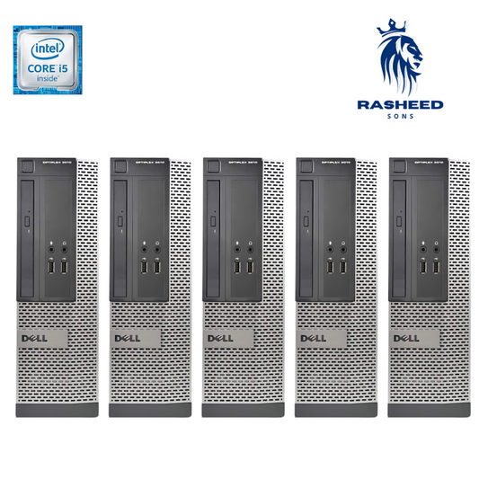 Certified Pre-Owned Dell OptiPlex 3010 - Intel Core i5 3rd Gen, 8GB RAM, 256GB SSD - SFF Desktop - Pack of 5