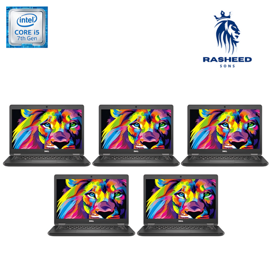 Pack of 5 Certified Pre-Owned Dell Latitude 5480 Notebooks – Intel i5 7th Gen, 8GB RAM, 256GB SSD - Pack Of 5