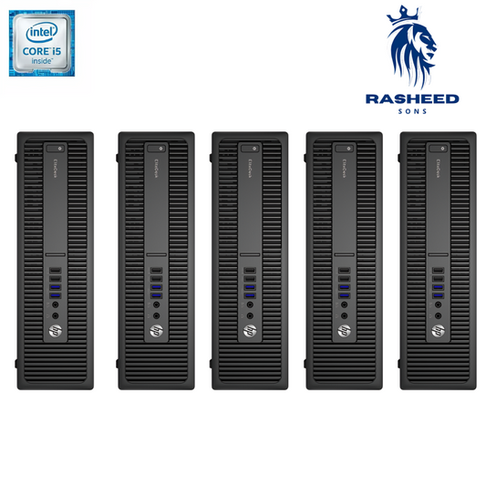 Certified Pre-Owned HP EliteDesk 800 G2 SFF - Intel Core i5 6th Gen 8GB Ram 256 SSD - Pack of 5