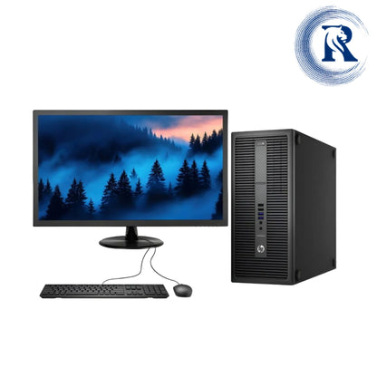 Certified Refurbished HP EliteDesk 800 G2 Tower – Intel Core i7 6th Gen | 8GB RAM | 256GB SSD | 22″ Monitor Fullset | 24-Month Warranty