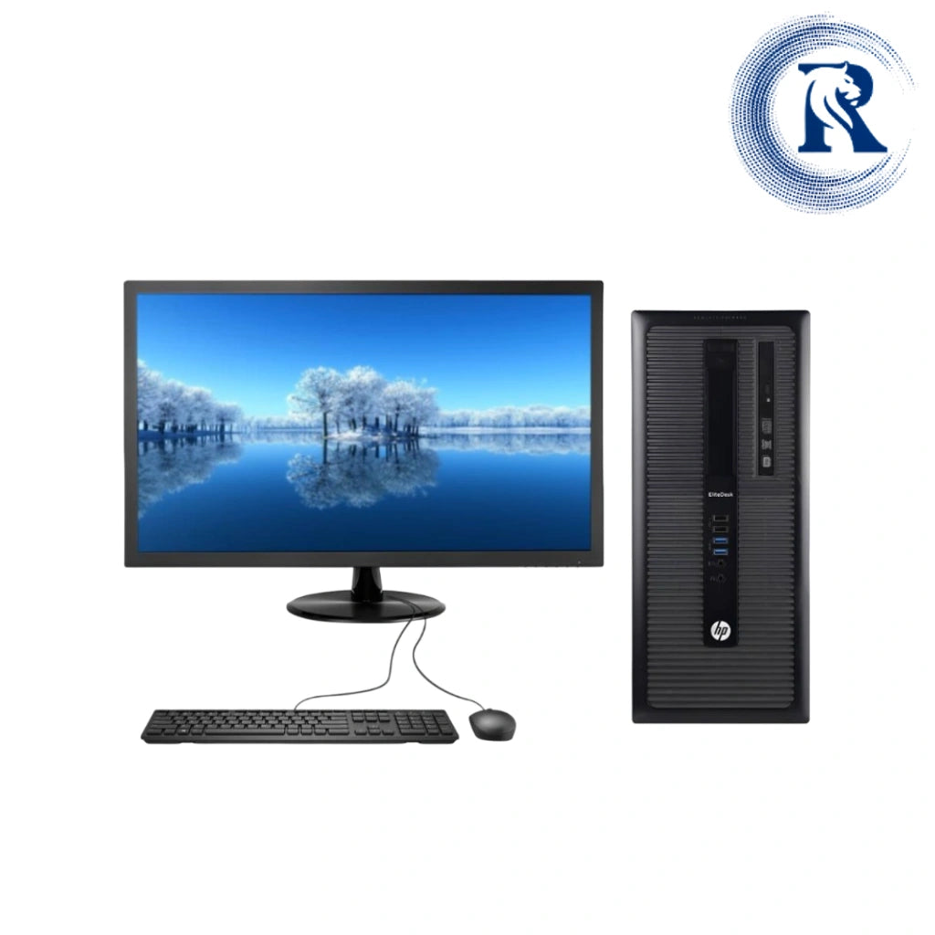 Certified Refurbished HP EliteDesk 800 G1 Tower – Intel Core i7 4th Gen | 16GB RAM | 512GB SSD | 22″ Monitor Fullset