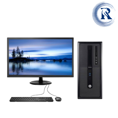 Certified Refurbished HP EliteDesk 800 G1 Tower – Intel Core i7 4th Gen | 8GB RAM | 256GB SSD | 22″ Monitor Fullset