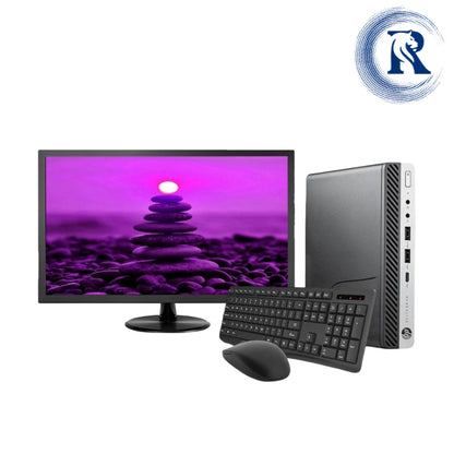 Certified Refurbished HP ProDesk 800 G5 Mini – Intel Core i5 9th Gen | 16GB RAM | 512GB SSD | 22″ Monitor Full Set