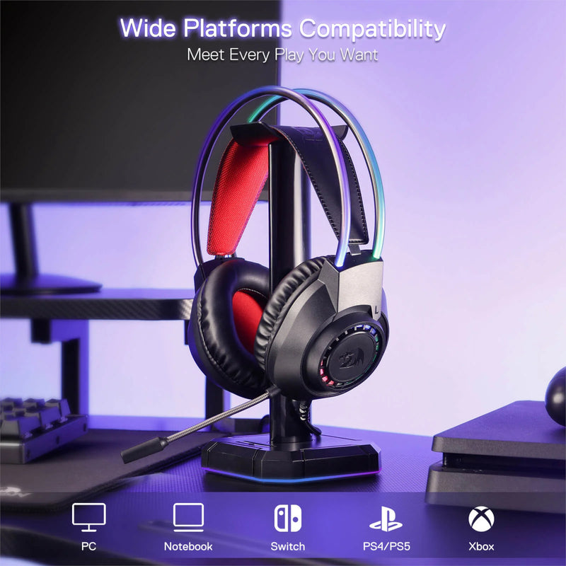 Redragon H231 Scream RGB Wired Gaming Headset