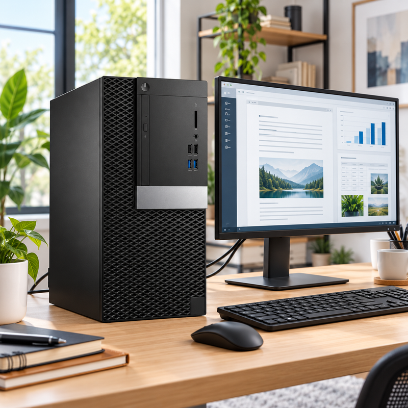 Refurbished Dell OptiPlex 7040 Mini Tower Core i5 6th Gen 8GB RAM 256GB SSD
