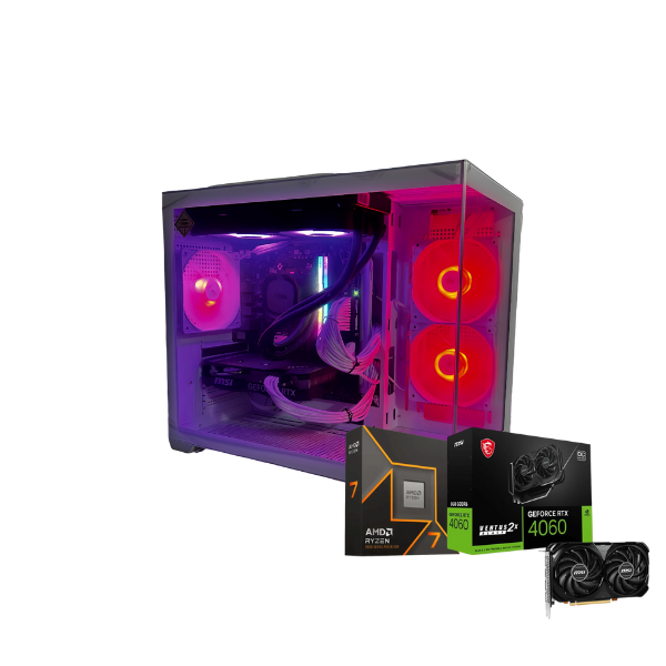 [Pre built] Liquid cooled RTX 4060 Ryzen 7 9700X 2TB SSD "BleachCore"