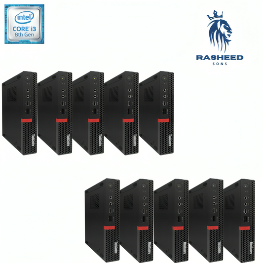 Certified Pre-Owned Lenovo ThinkCentre M720Q - Intel Core i3 - Office Mini PC - Pack of 10