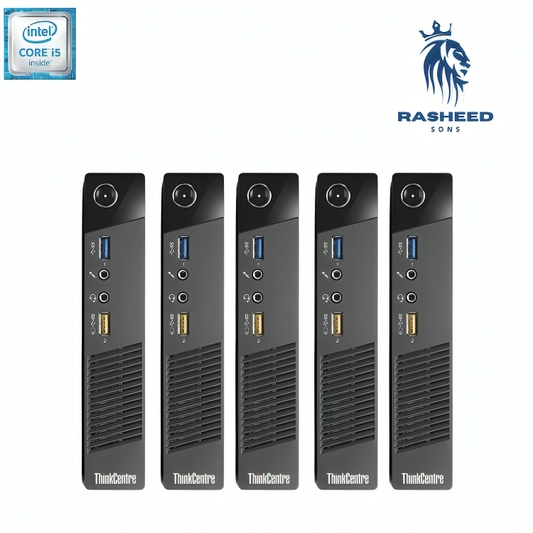 Certified Pre-Owned Lenovo ThinkCentre M73 - Intel Core i5 4th Gen 8GB DDR3 256GB SSD - Pack of 5