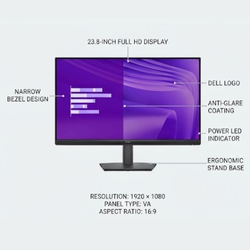 DELL PRO 24 MONITOR - E2425HM 60.47CM (23.8IN)