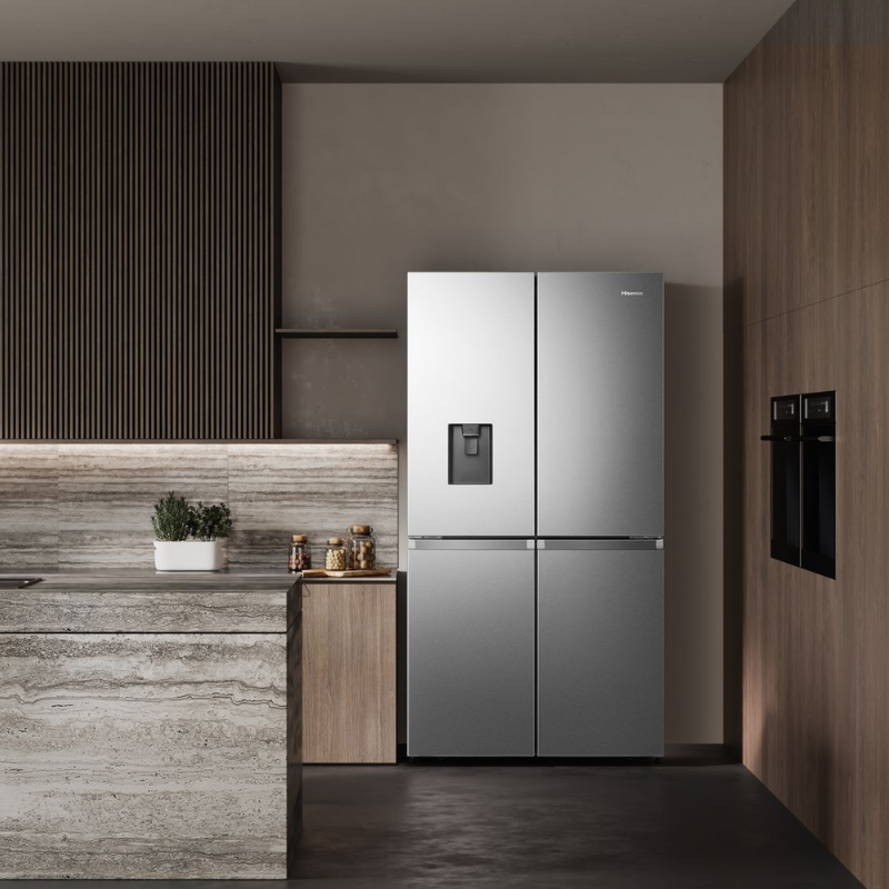 Hisense H751FS-WD 579L Multi-Door Refrigerator – Brushed Stainless Steel