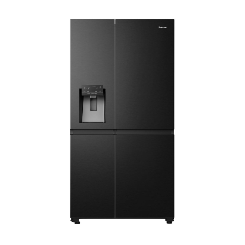 Hisense H780SB-IDL 601L Side-by-Side Refrigerator – Black Stainless Steel