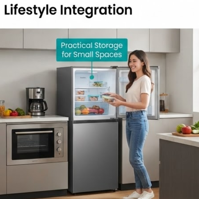 Hisense H225TTS 154L Double Door Top Freezer Refrigerator