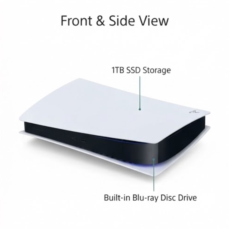 Sony PlayStation 5 Standard Slim 1TB Console Bundle