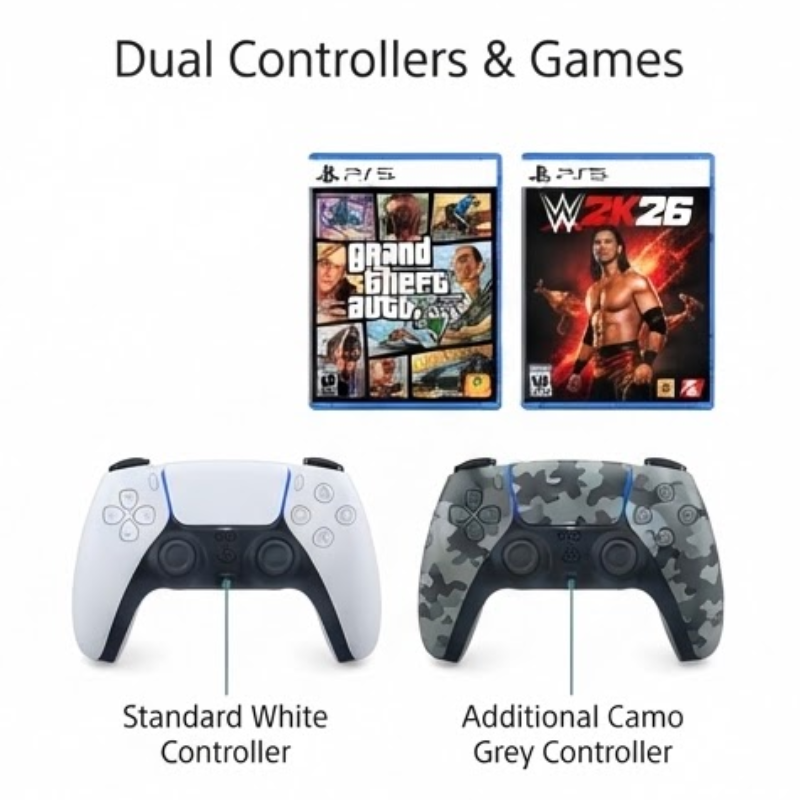 Sony PlayStation 5 Standard Slim 1TB Console Bundle