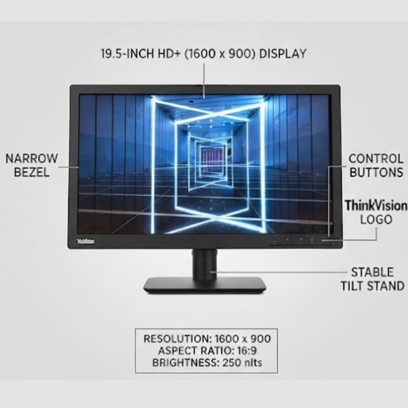 LENOVO THINKVISION E20-30 19.5IN HD MONITOR
