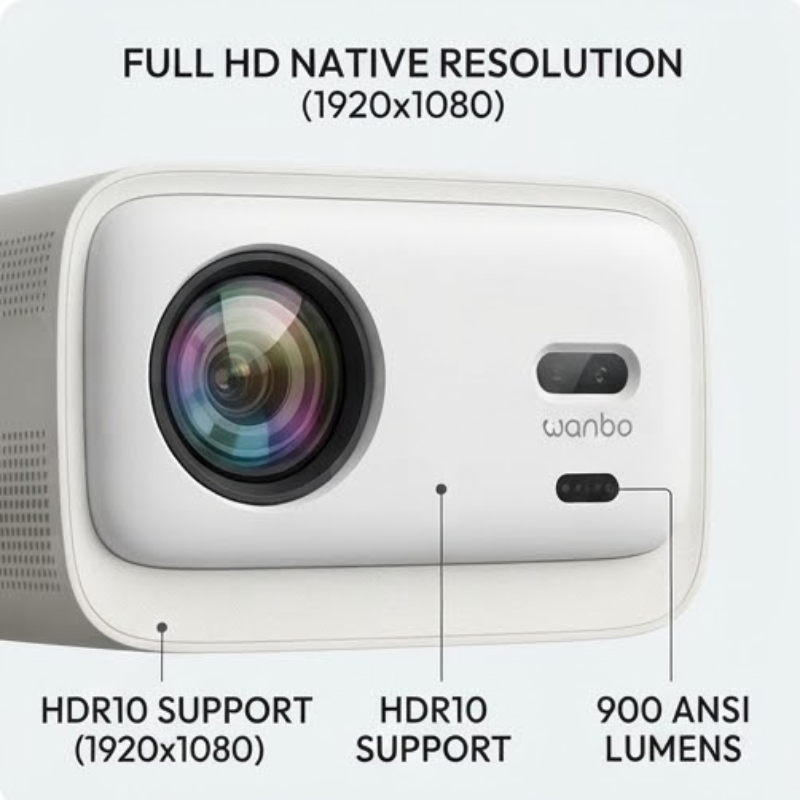 Vali 1 Pro 1920×1080 Google TV Smart Projector