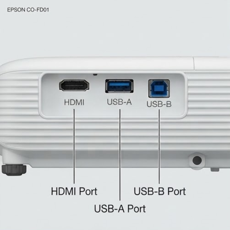 Epson CO-FD01 Full HD 3000-Lumen 3LCD Projector – V11HA84240