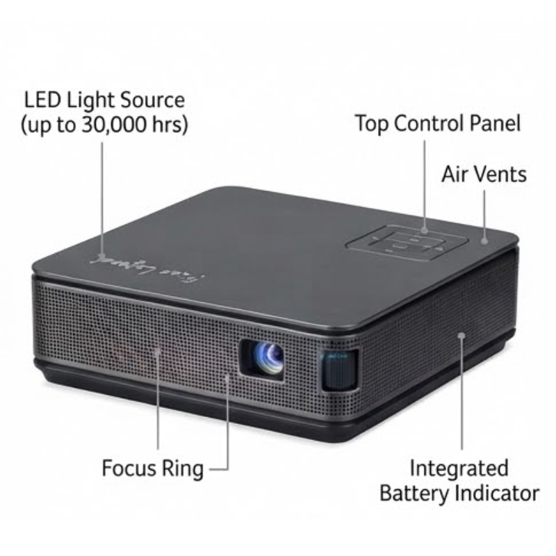 Acer AOpen PV12a 220 ANSI 480p DLP Smart Portable Projector