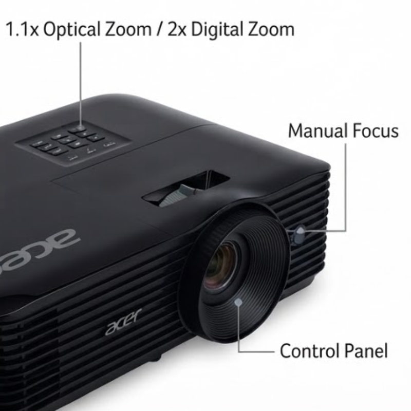 Acer X1228i DLP WUXGA Projector 4800 Lumens Black