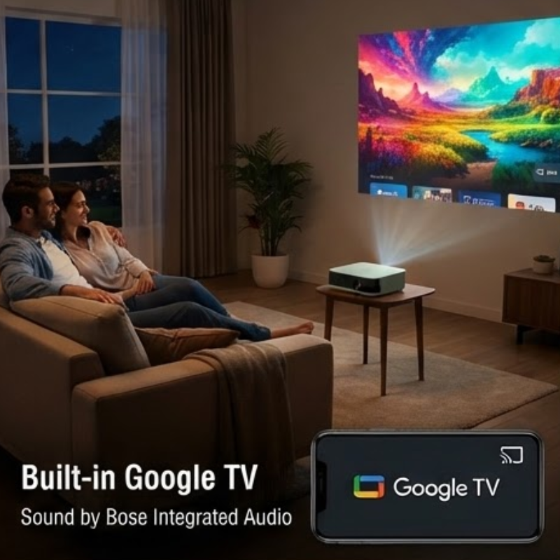 Epson LifeStudio Pop EF-61G V11HB72342 Full HD 700-Lumen Google TV Smart Projector