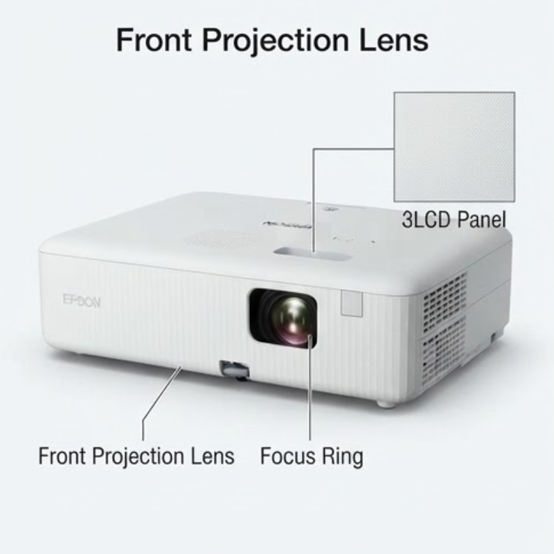 Epson V11HA86340 CO-WX02 WXGA 3000-Lumen 3LCD Projector